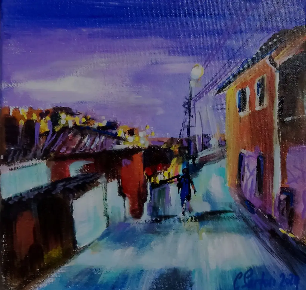 CERBERE - La rue Cruzel la nuit