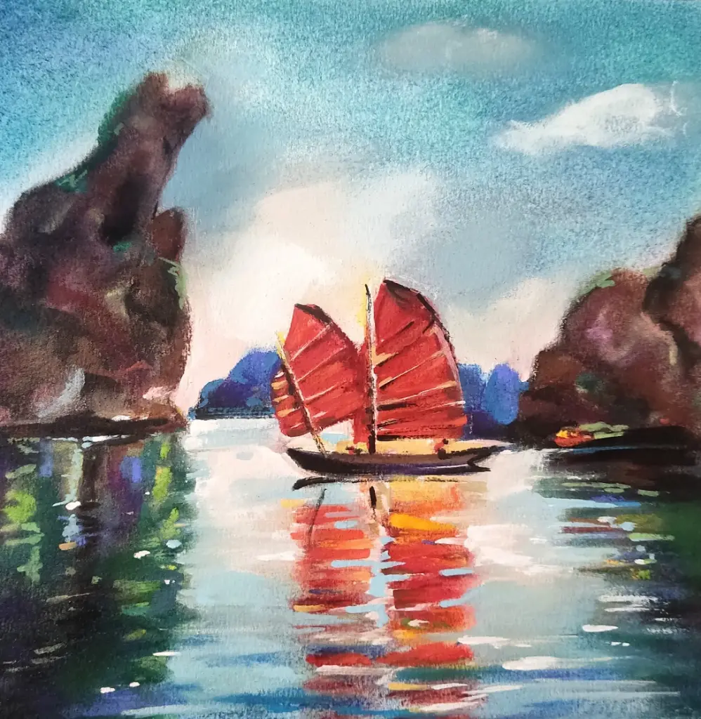 VIETNAM série - 3e pastel