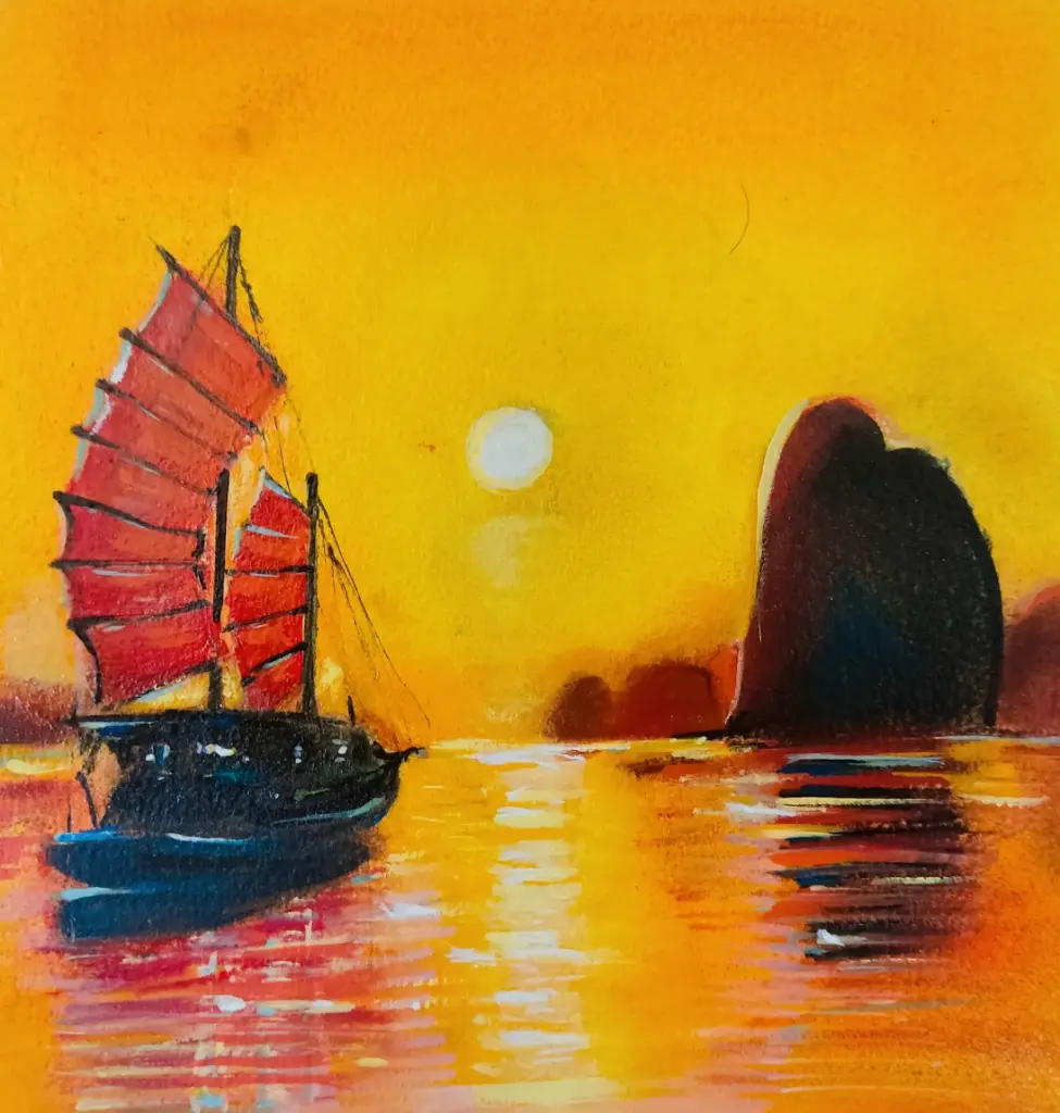 VIETNAM série - 4e pastel
