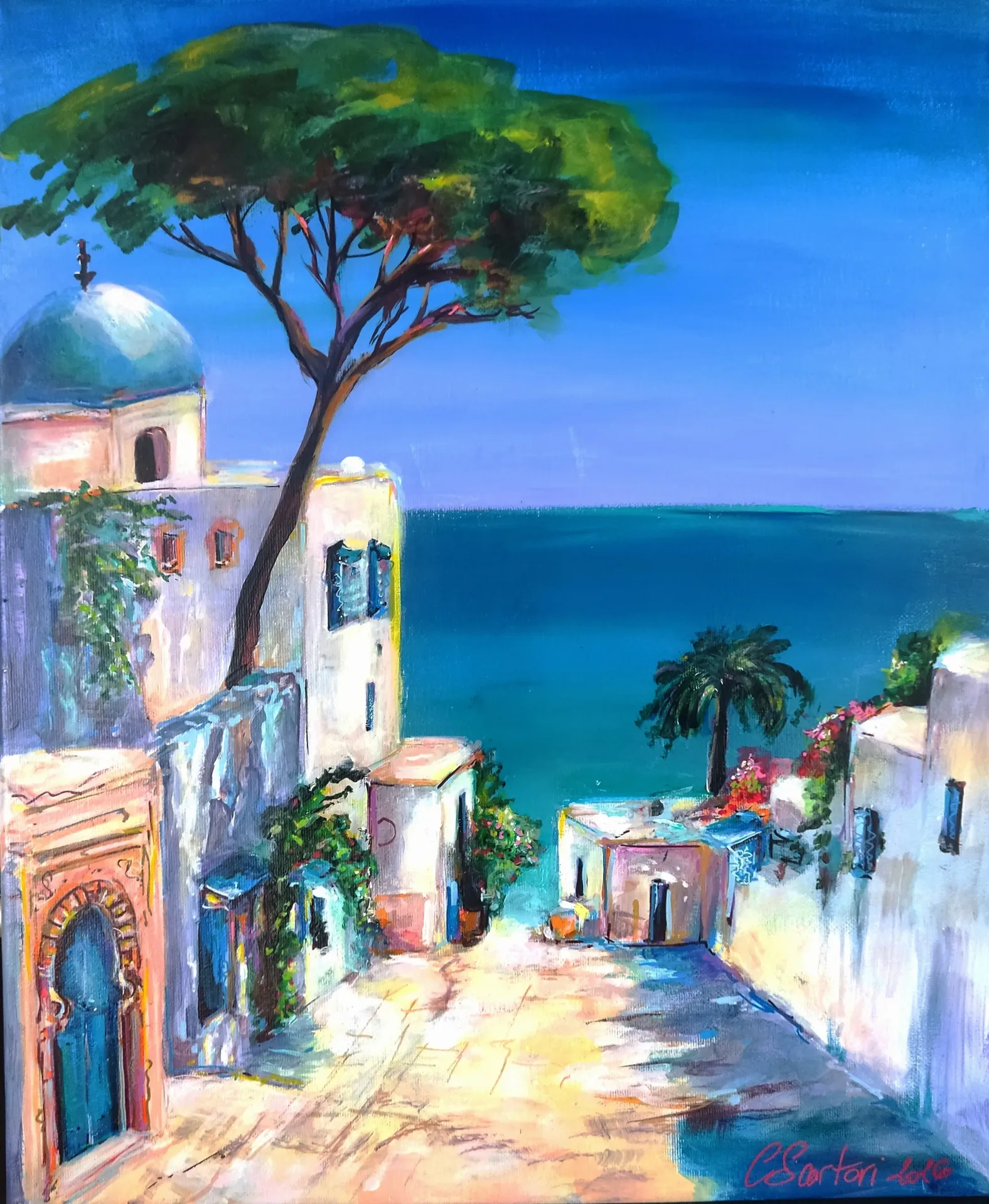 TUNISIA , Sidi Bou Saïd - 4 * VENDU/SOLD OUT