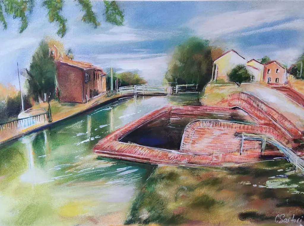 Le Lauragais, Montesquieu - Ecluse de Négra