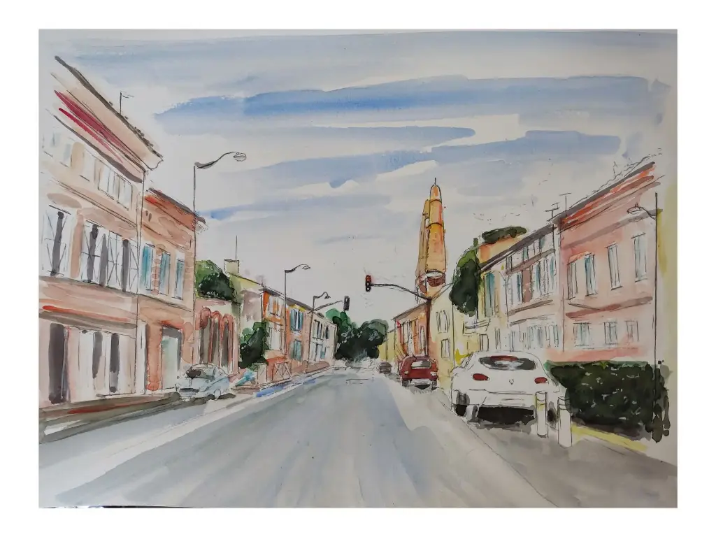 Le Lauragais, Villenouvelle - La grande rue