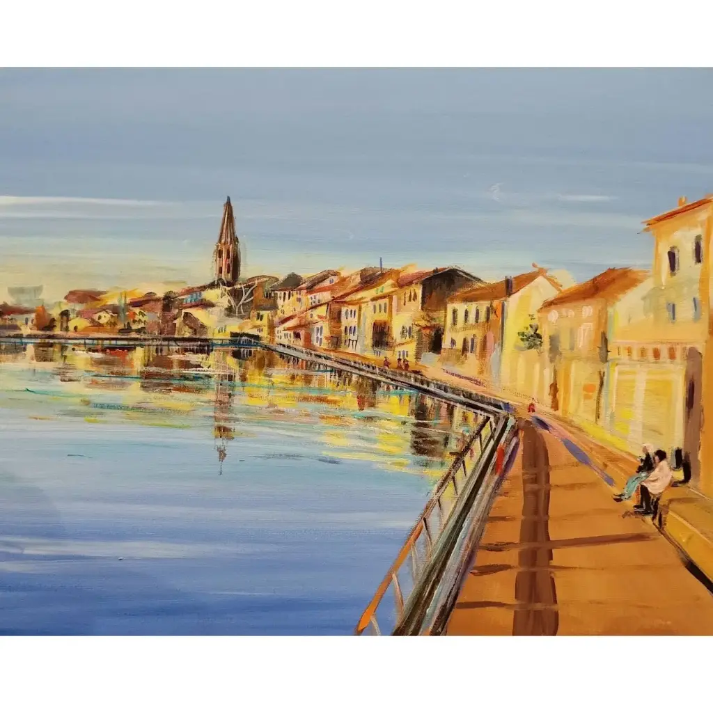 Le Lauragais, Castelnaudary - Le long des berges du canal