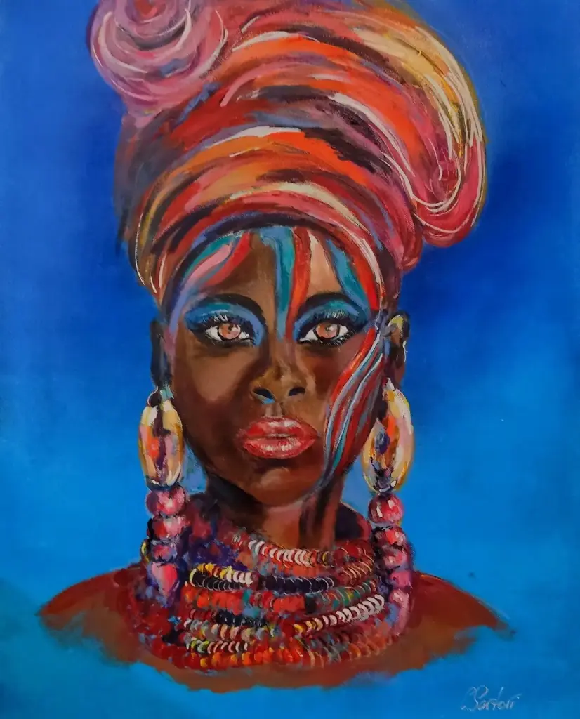 Portraits "Femmes du Monde" - Africaine (traditionnelle)
