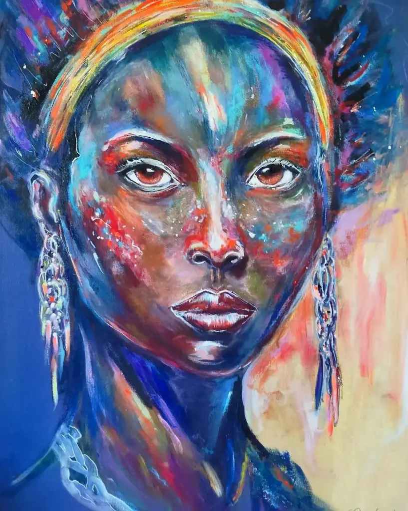 Portraits - Série "Femmes du Monde" - Africaine (contemporaine)