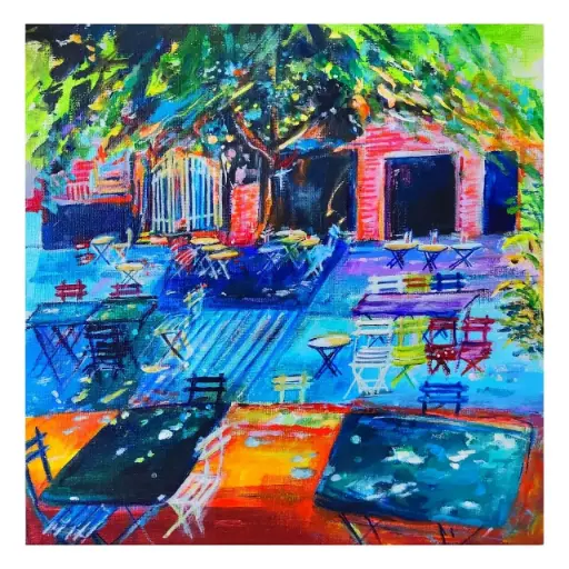 Au bistrot l'été