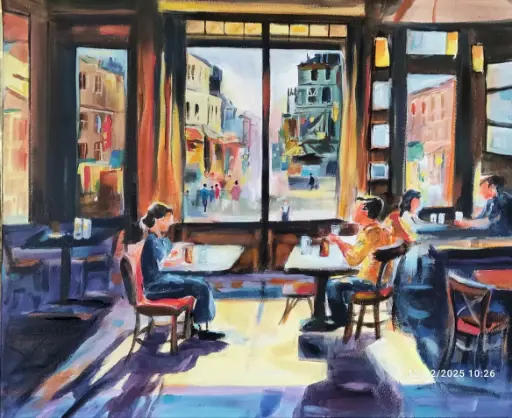 BISTROT CAFES série 3e tableau